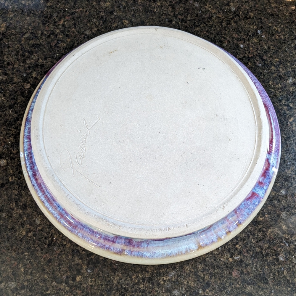 Handmade Ceramic Platter, Signed, Excellent Condition - Picture 4 of 5